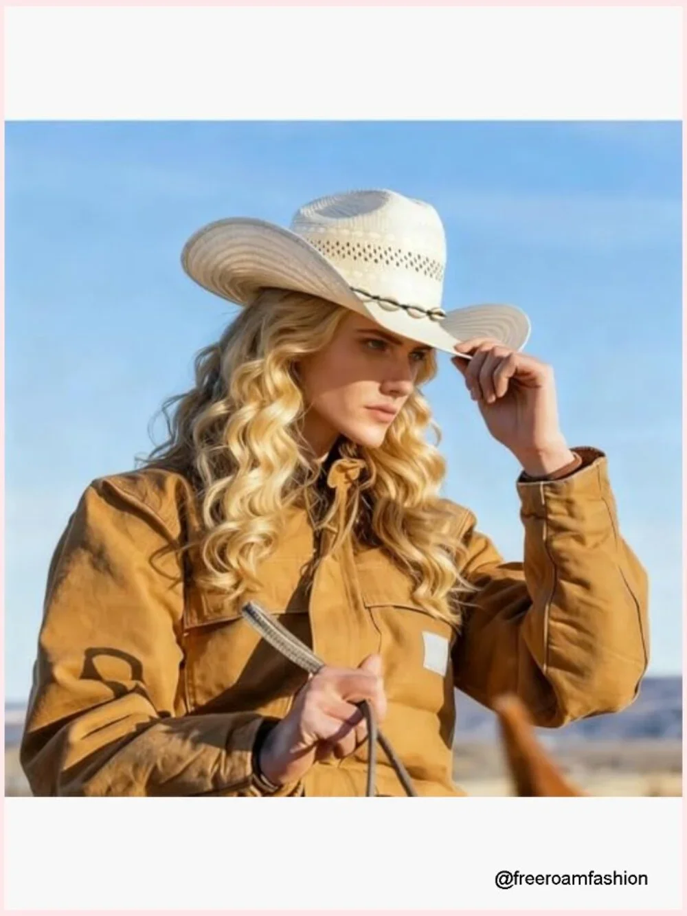 Leather Hatband Braided Hemp Rope Cowboy Hat Bands Belt Cowgirl Fedora